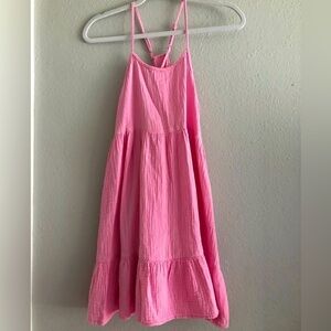 Cat & Jack pink soft cotton dress sz 10/12